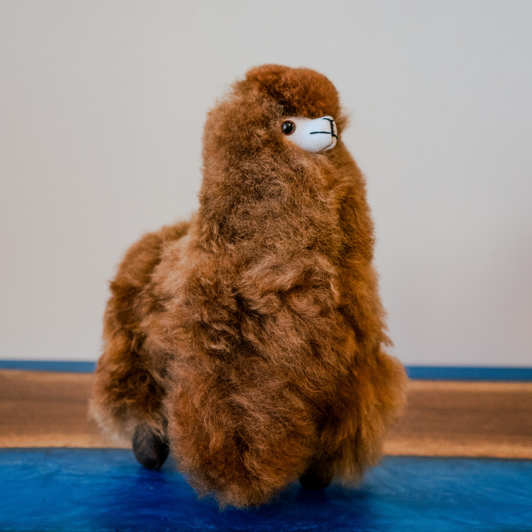 Alpaca Stuffed Animal - 9" Huacaya Alpaquita - Warmpaka