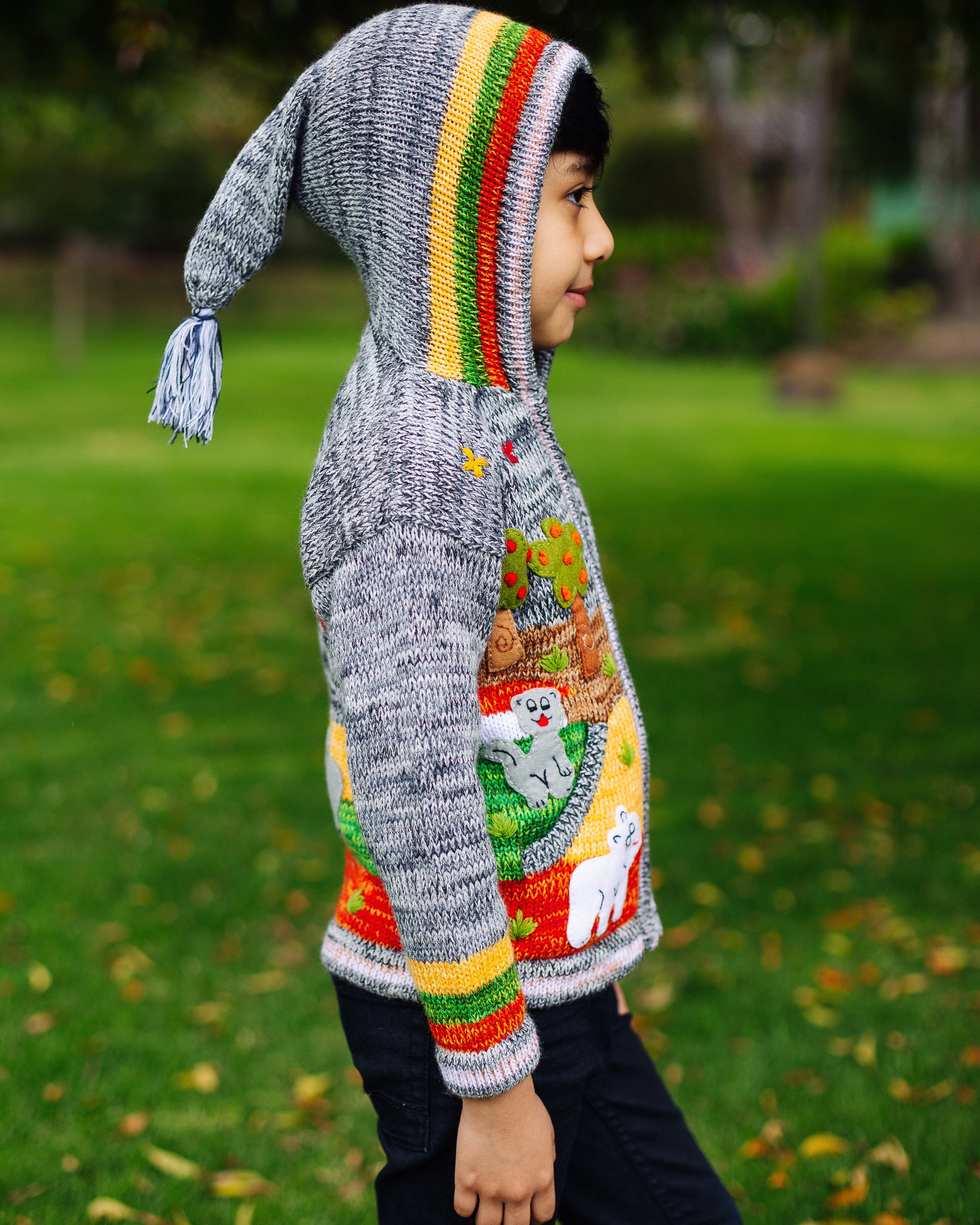 Handcrafted Kid Sweater - Ash Andes - Warmpaka