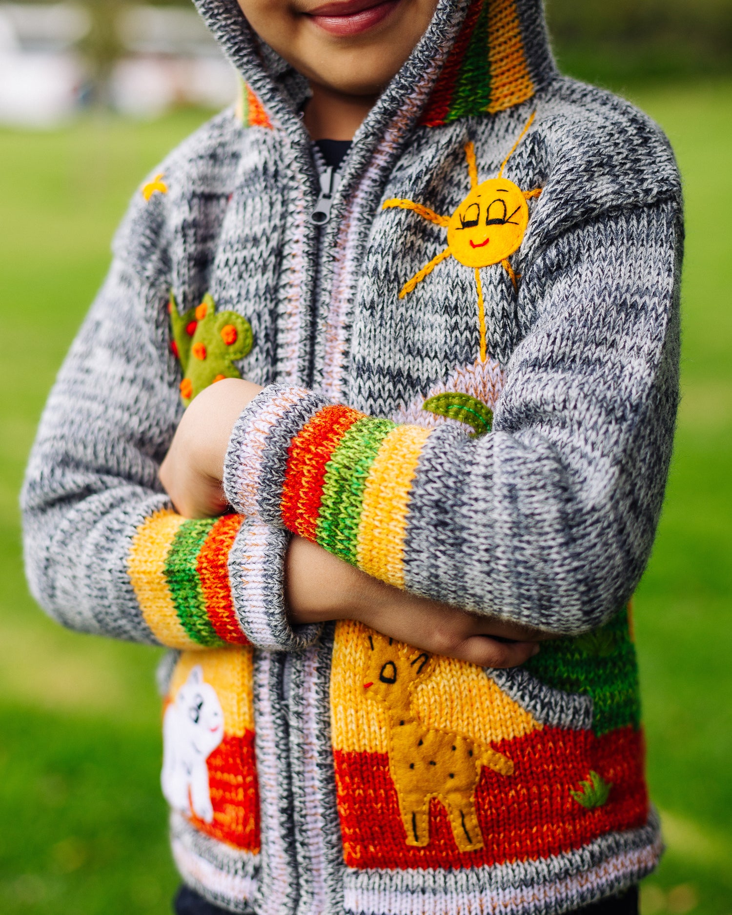 Handcrafted Kid Sweater - Ash Andes - Warmpaka