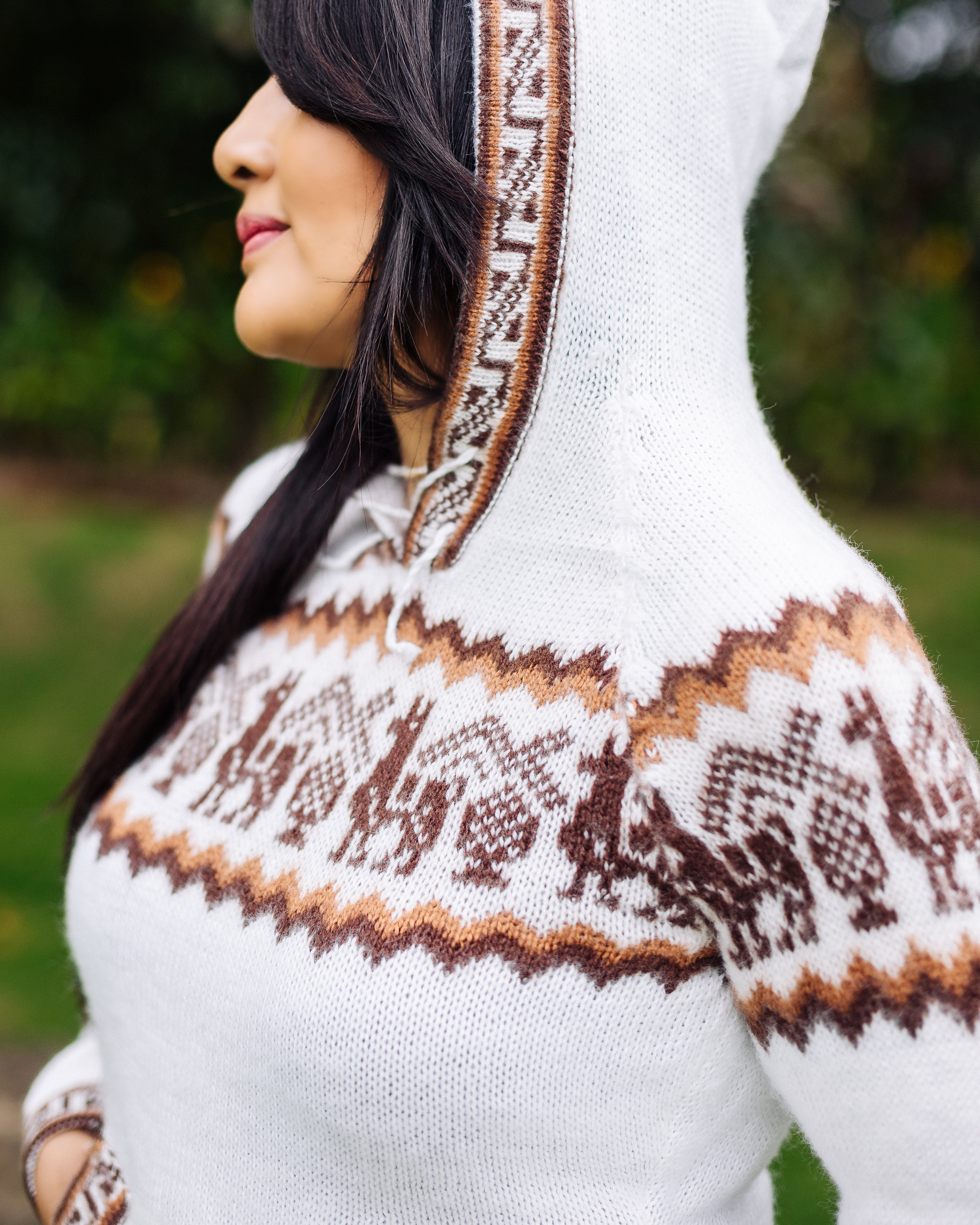 Arctic Fringed Alpaca Sweater - Warmpaka