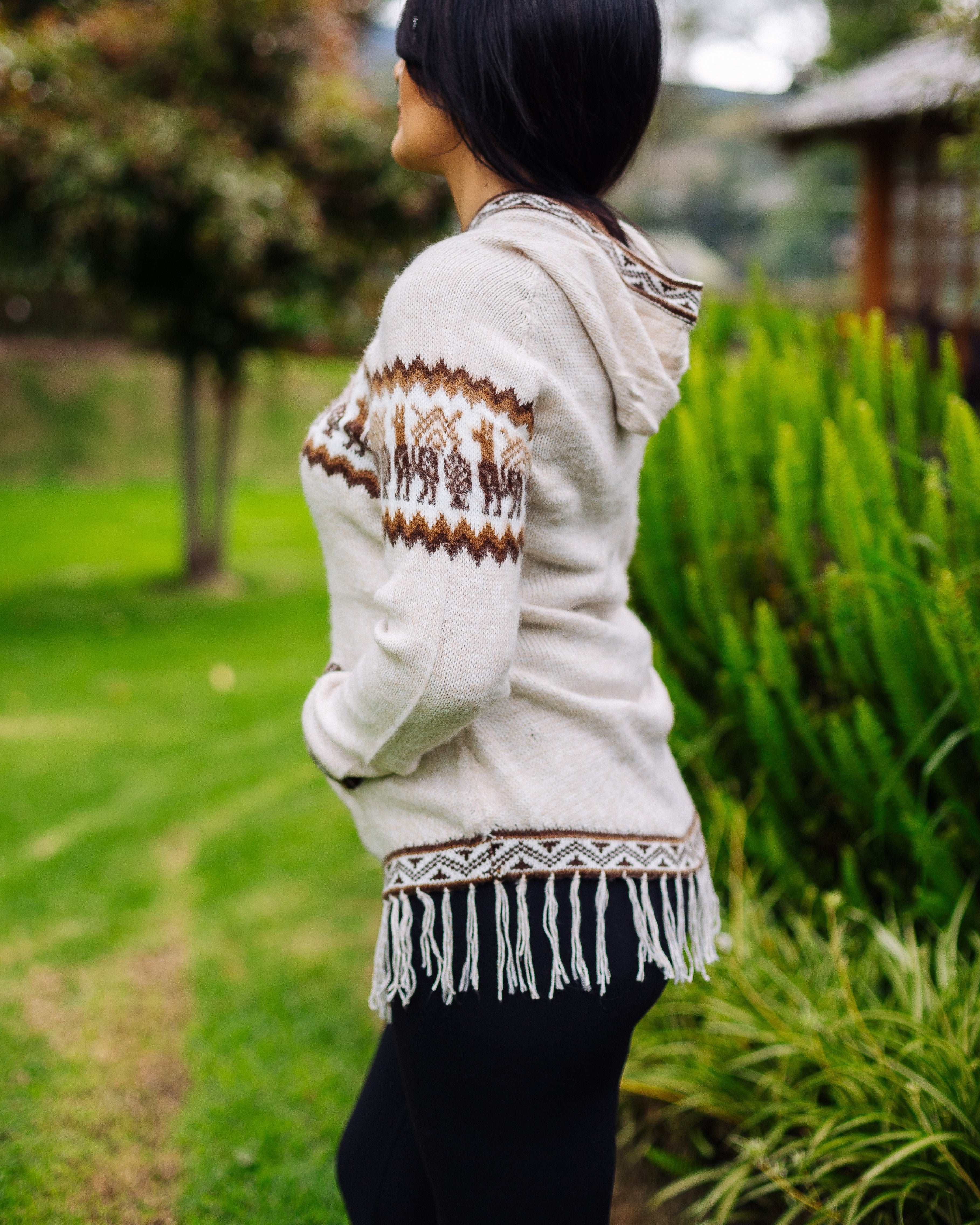 Light Beige Alpaca Sweater - Warmpaka