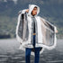 White - Beige Alpaca Poncho With Hood - Warmpaka