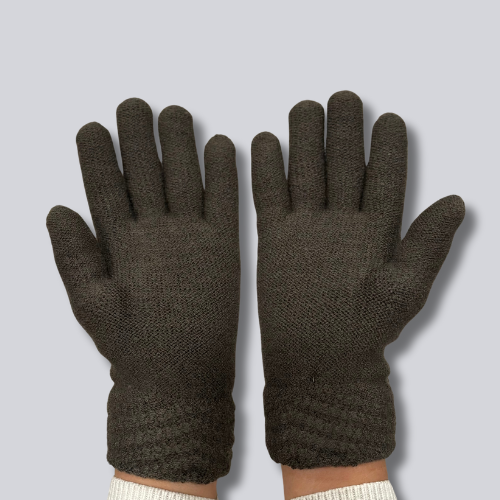 Charcoal Alpaca Gloves - Warmpaka