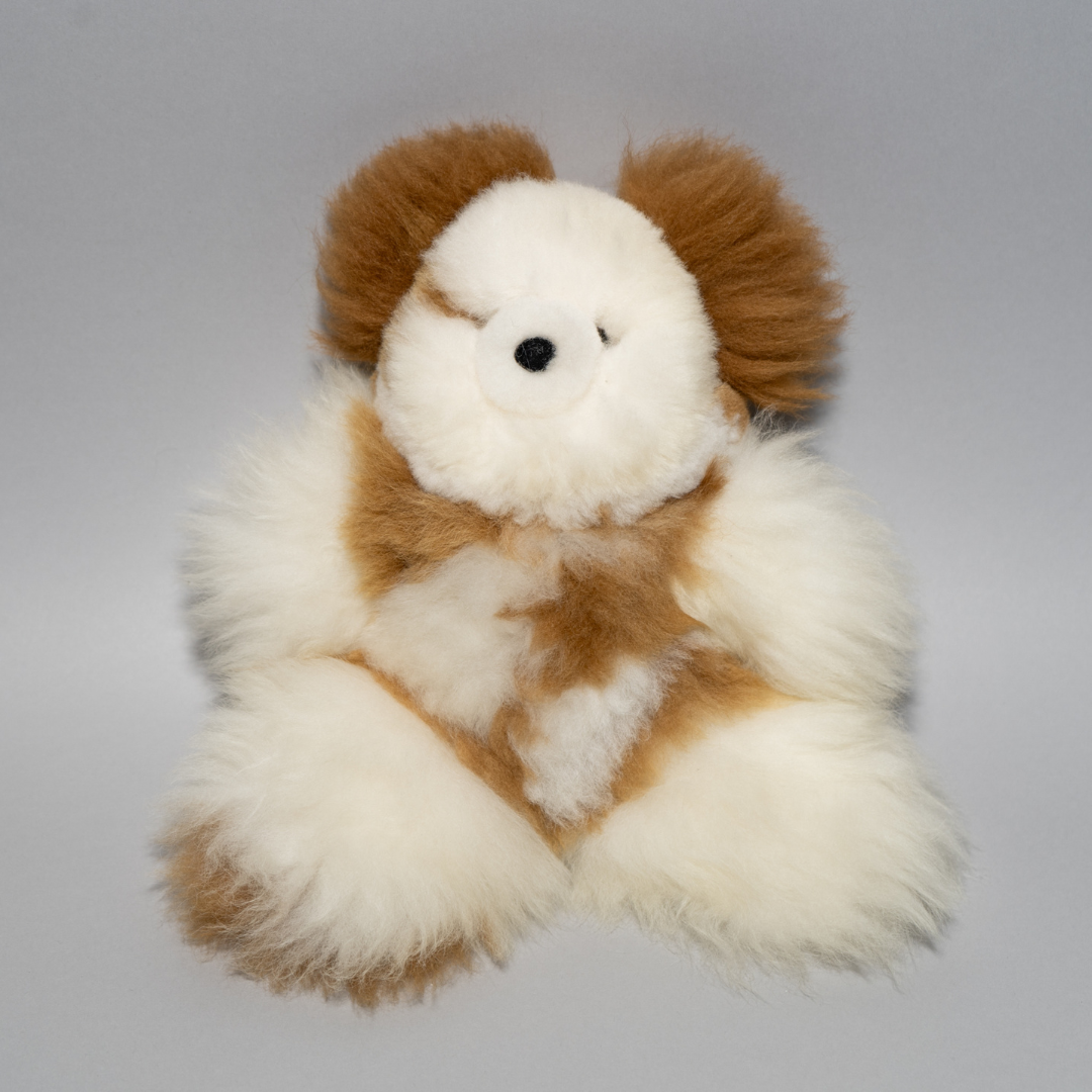 Handcrafted Alpaca 14&quot; Teddy Bear - Your Plush Companion for Warmth and Love - Warmpaka