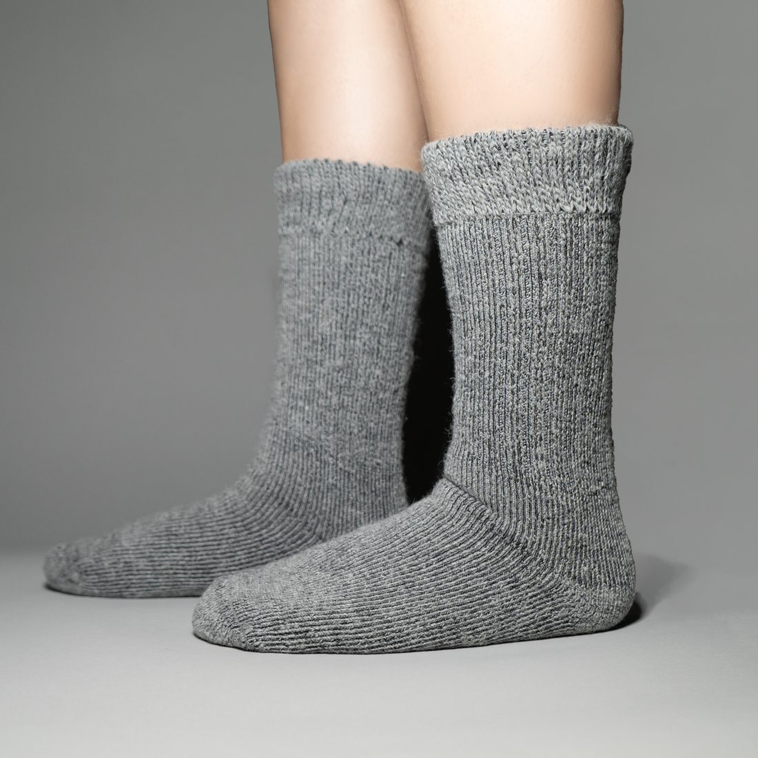 Alpaca Wool Grey Socks for the Ultimate Warmth