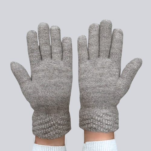 Beige Alpaca Gloves - Warmpaka