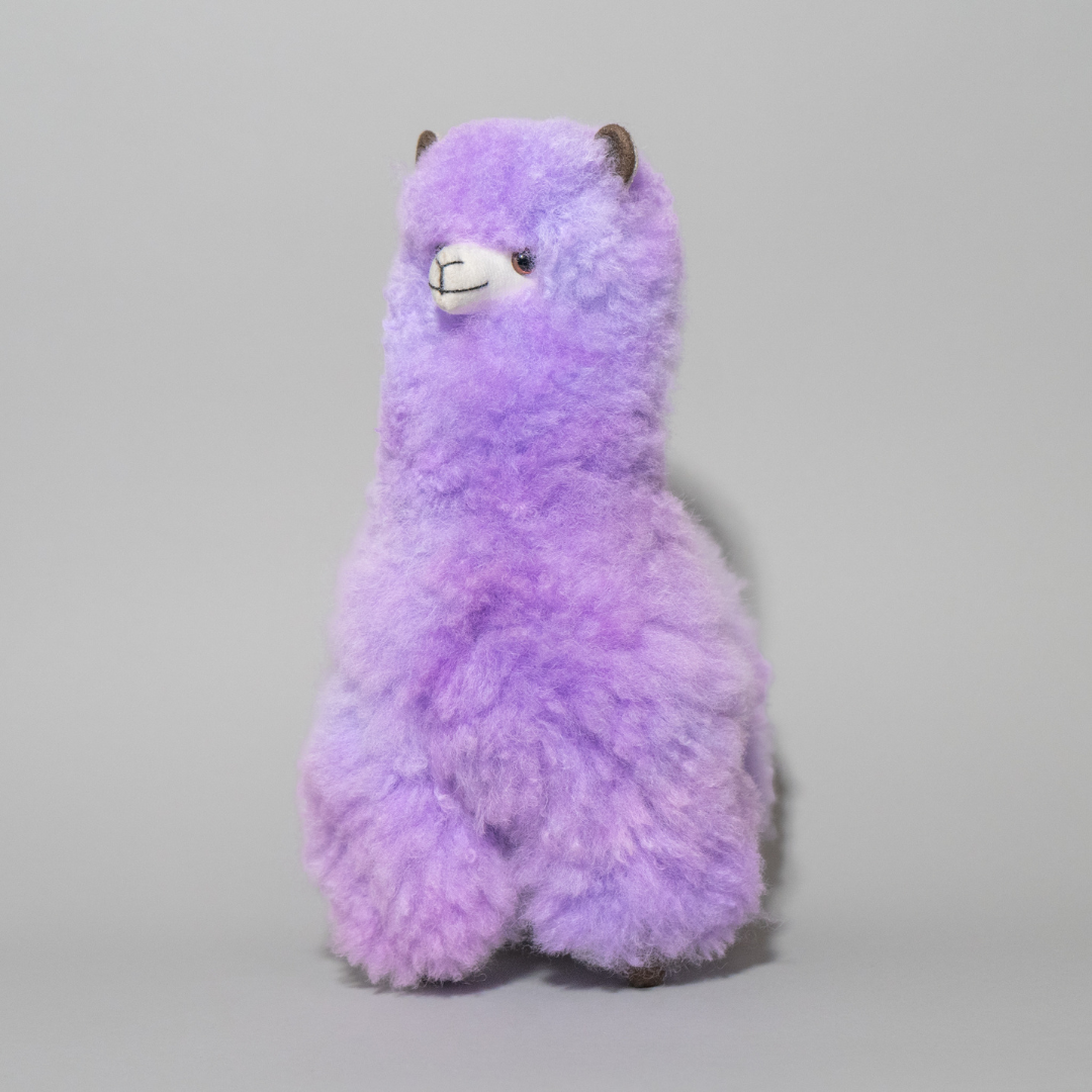 ALPACA STUFFED ANIMAL - 12" HUACAYA ALPACA FUR - Warmpaka
