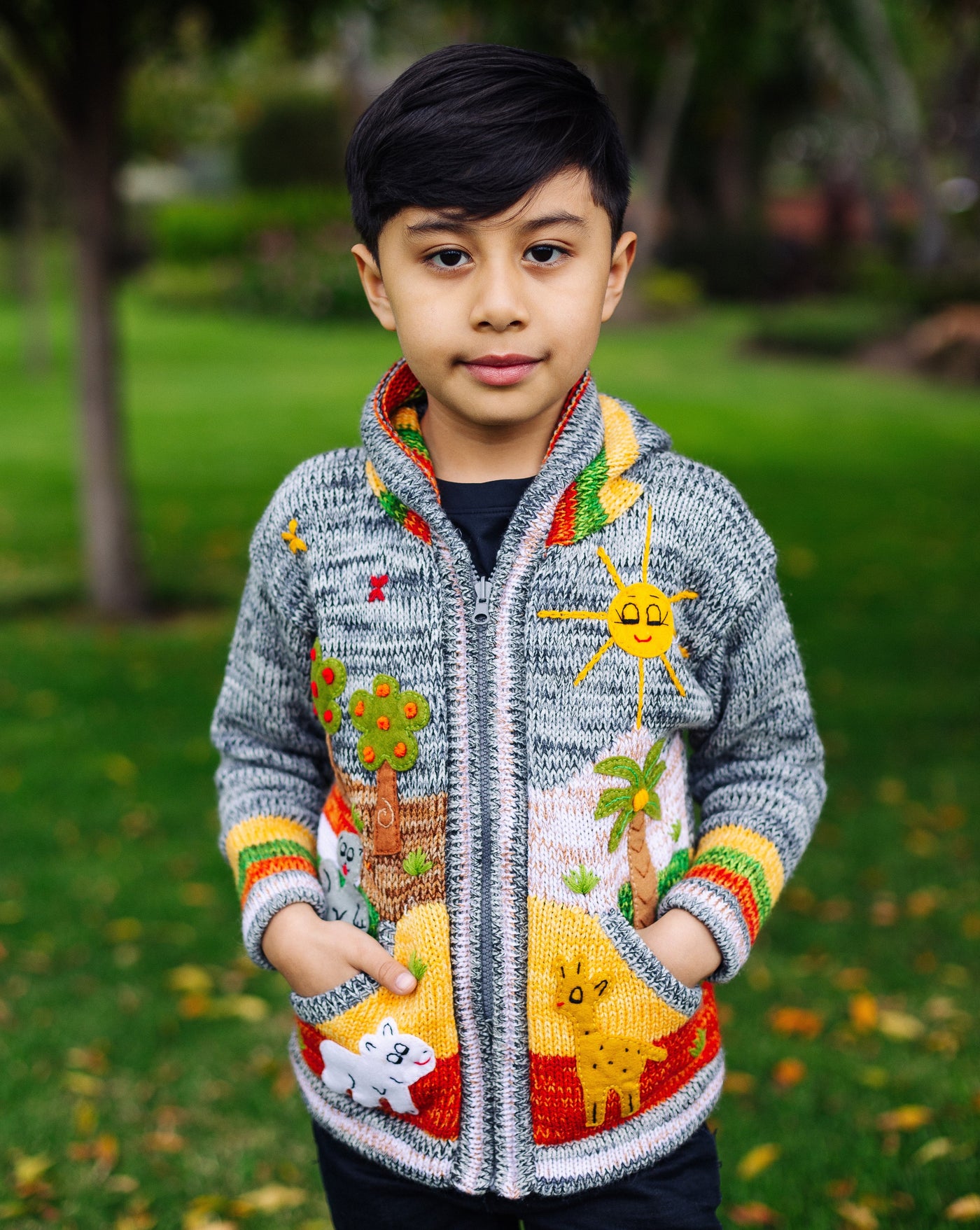 Handcrafted Kid Sweater - Ash Andes - Warmpaka