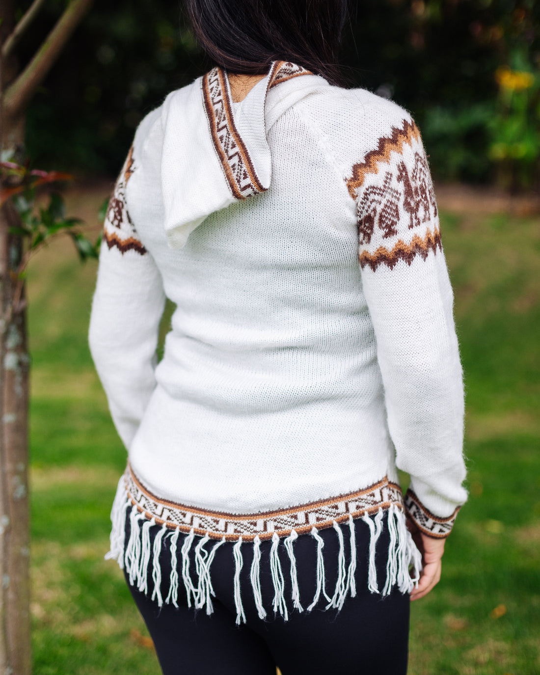 Arctic Fringed Alpaca Sweater - Warmpaka