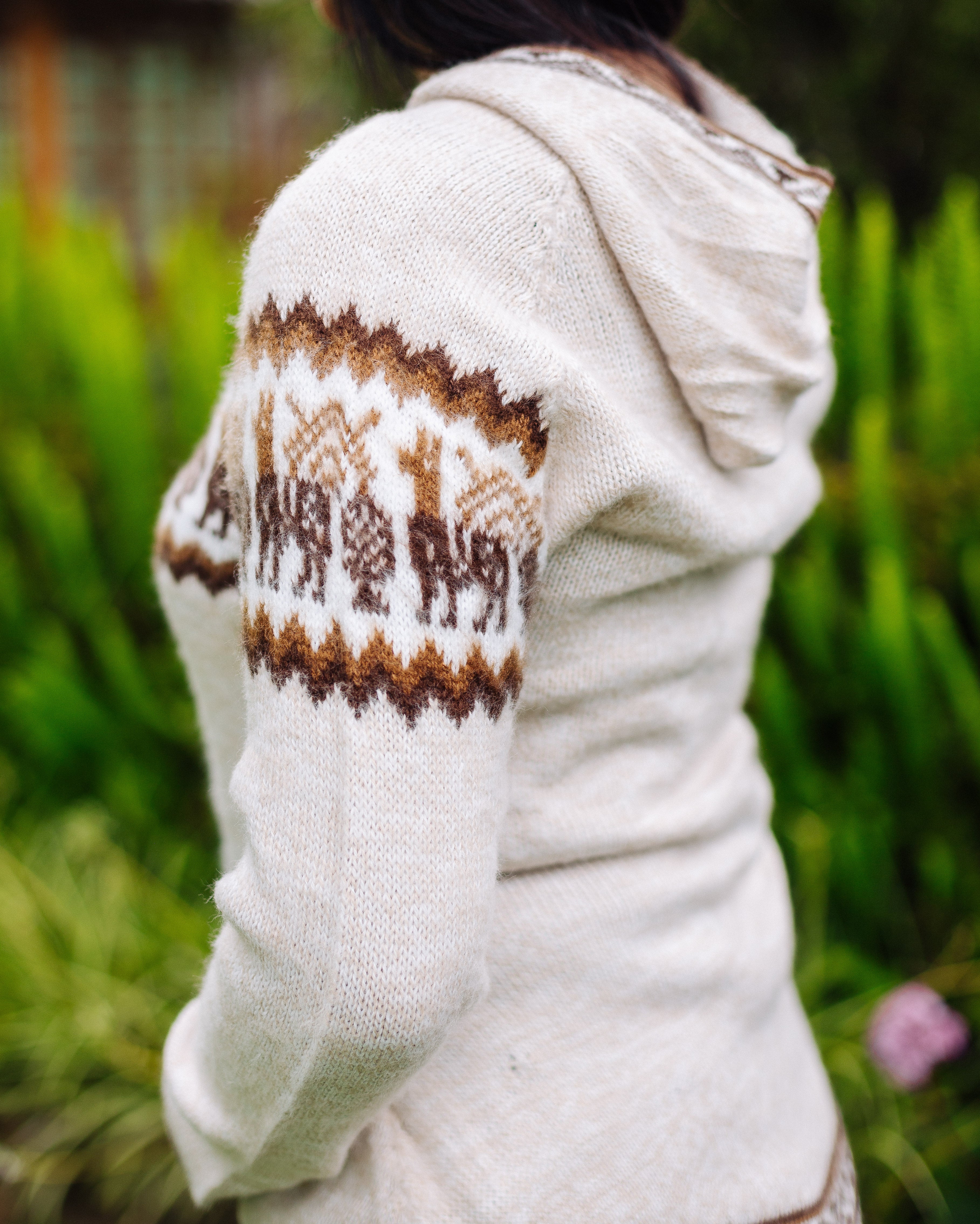 Light Beige Alpaca Sweater - Warmpaka